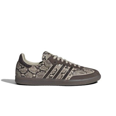 Adidas Originals Samba OG Snakeskin (Brown/Khaki Three/Gum) Men's Shoes KI5618