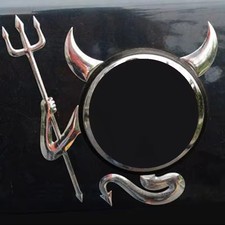 Little Devil 3D PVC Car Decal Creative Devil for Car Mazda Mitsubishi Honda Kia