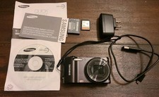 Samsung WB150F Digicam, 14MP, 18X Zoom, battery  charger  card - Tested Works