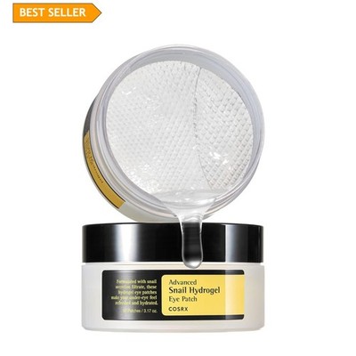 Advanced Snail Hydrogel Eye Patch 60pc, Gel Serum Mask, Puffy Under Eye Tream...