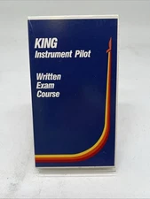 King Instrument Pilot Written Exam Course VHS Tape Very Good