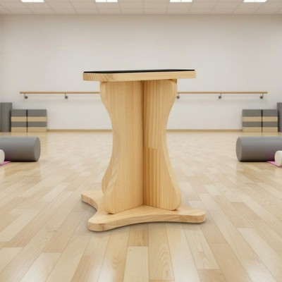 Wooden Cheer Performance Stand Solid Wood Construction Cheer Flyer Balance