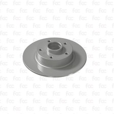 Rotores de disco de freno trasero para Renault Captur (20-), Megane (15-) Juratek REN321C