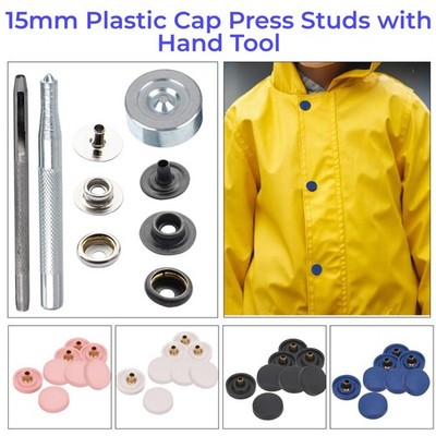 Druckknöpfe Druckknöpfe 15 mm Befestigung Handwerkzeug Leder Handwerk Blazer Mäntel