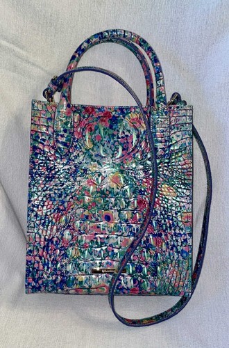 NWT Brahmin Melbourne Collection Moira Spring Ditsy Small Tote Bag Dust Bag Card - Picture 2 of 5