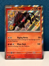 Paldean Tauros 111/091 Holo Paldean Fates Pokemon TCG NM