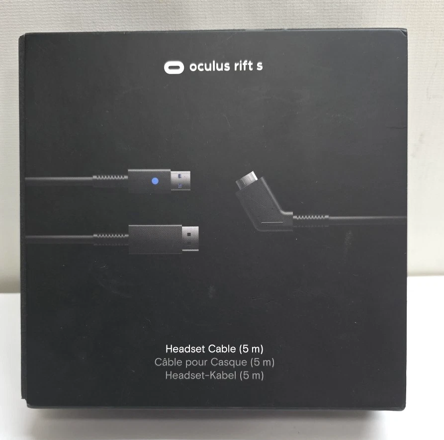 Oculus Rift S Headset CABLE PC-Powered VR Gaming Wired (Only For Rift S) - Image 2 of 3