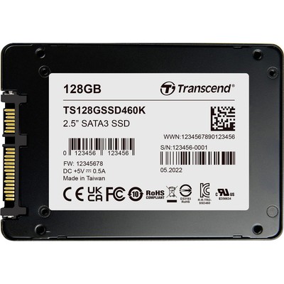 Transcend  128 GB Interne mSATA SSD   TS128GSSD460K-VS1