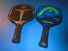 Head Radical Pro and Monarch Mercenary Graphite Pickleball Paddles. Set of 2.