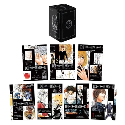 Death Note Diamond Edition Manga Hardcover Band 1-7 + Sammelschuber NEU&OVP