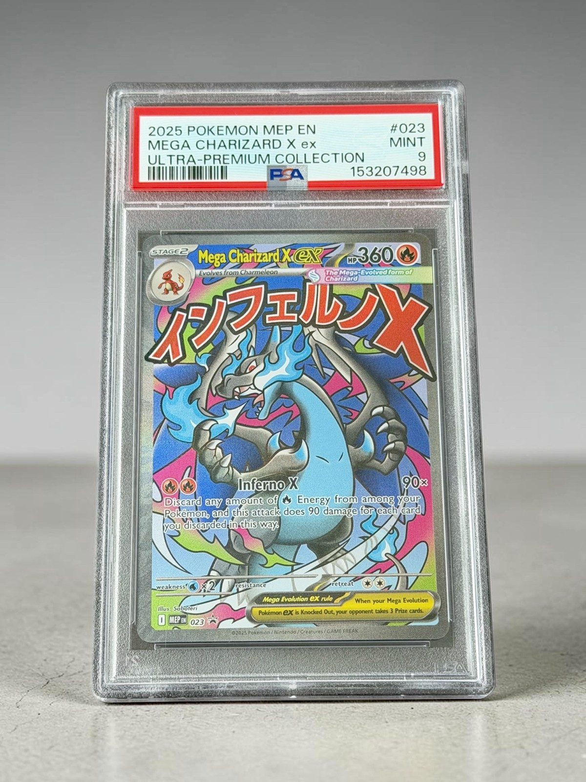 Mega Charizard X ex 023 Me: Mega Evolution Promo Holo