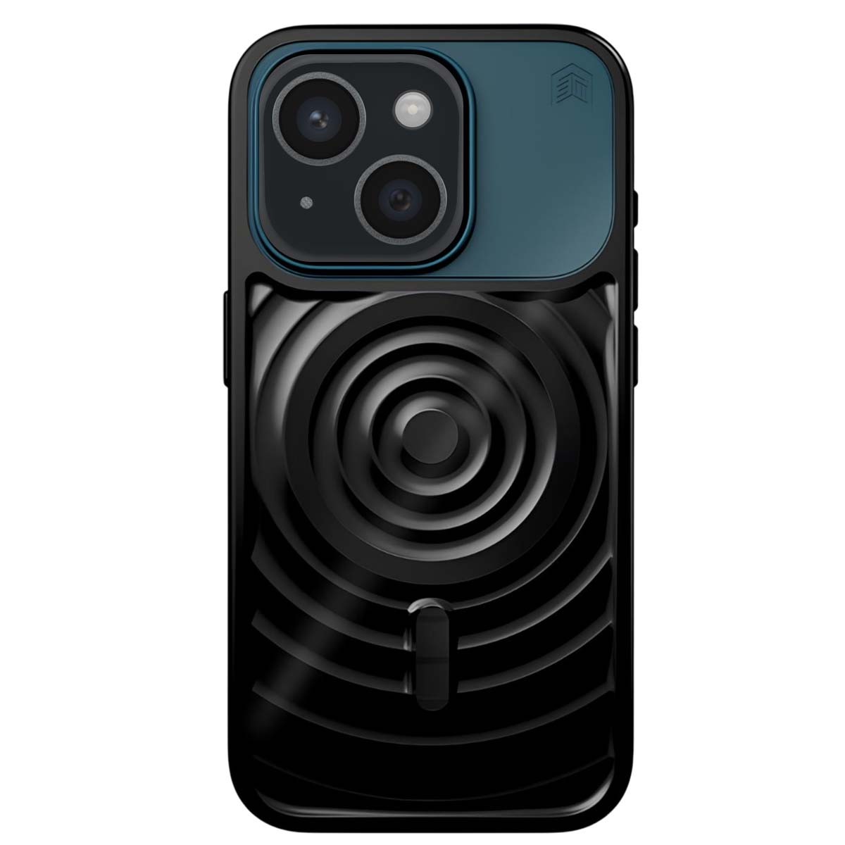 Coque iPhone 15 avec dos ondulé anti rayures étui silicone transparent rigide