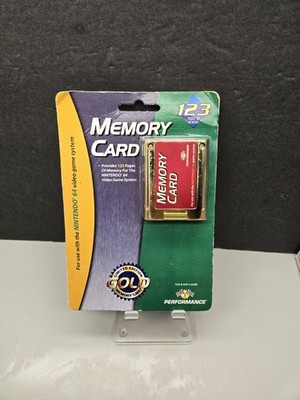 Performance Nintendo 64 N64 Gold Memory Card Toys R US Store Exclusive NEW