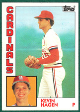 Kevin Hagen - 1984 Topps #337 - St. Louis Cardinals Baseball Card