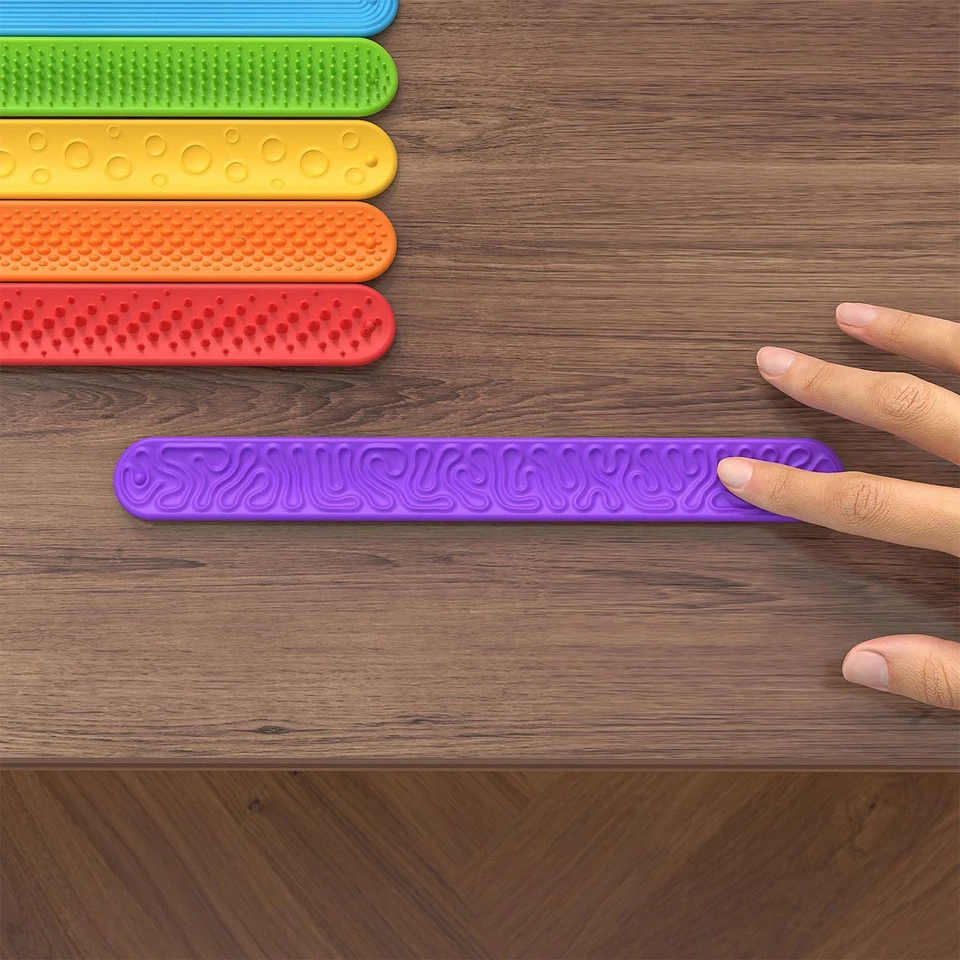 Pulseiras inquietação crianças tapa brinquedos inquietação 6 peças estudantes  - Imagem 4 de 4