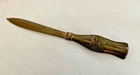 Vintage Coca-Cola Letter Opener Bottle Logo Trade-Mark Heavy Brass-Tone Patina