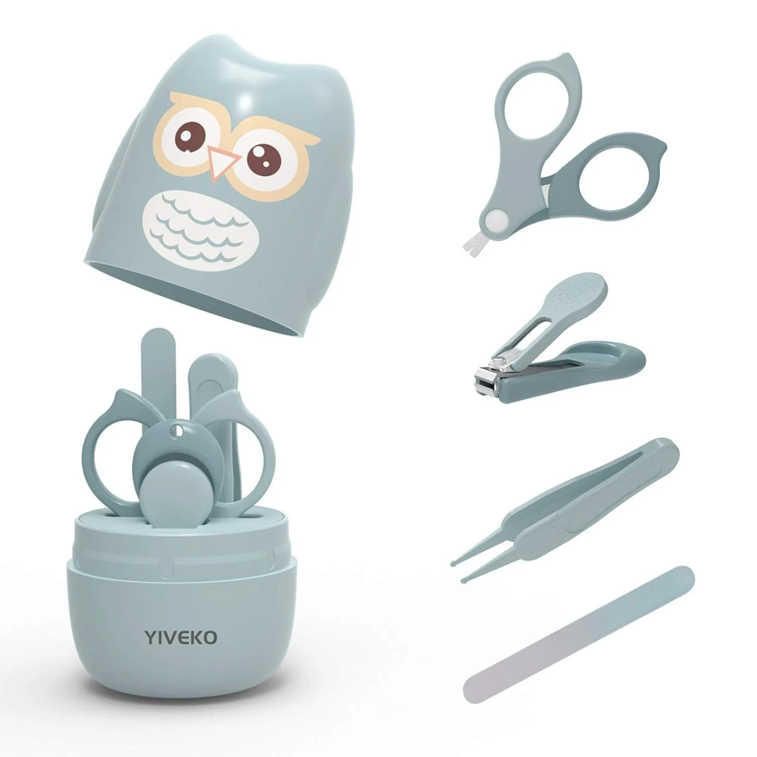 YIVEKO Baby Nail Kit, 4-in-1 Baby Nail Care Set with Cute Case, Baby Nail Clippe
Opens in a new wind