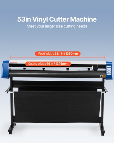 VEVOR 53-Inch Semi-Automatic Contour Vinyl Cutter Plotter Manual Positioning - Picture 2 of 12
