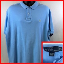 Polo Ralph Lauren Mens Classic Fit Sky Blue Polo Shirt Size XL