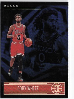 2020-21 Panini Illusions #86 Coby White Sapphire