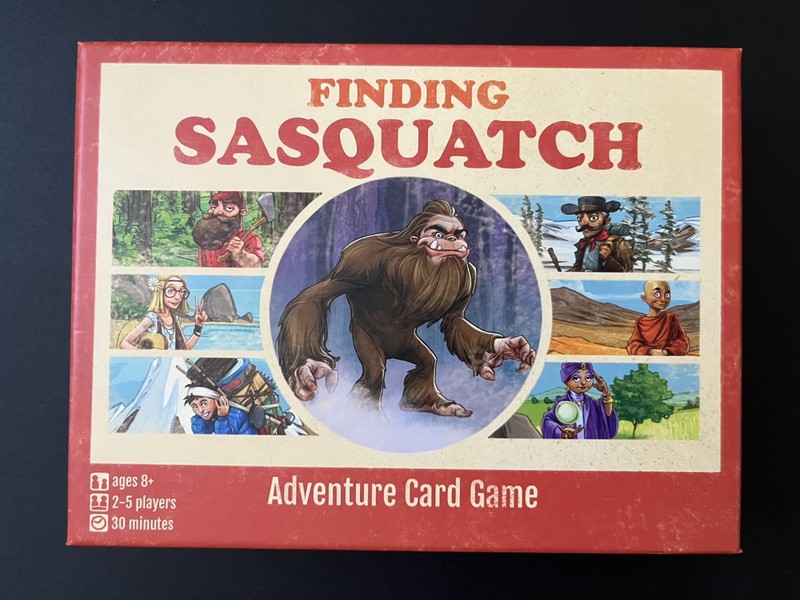 Finding Sasquatch Adventure Card Game (Kickstarter version)
