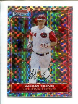 2006 Bowman Chrome X-Fractor #11 - Adam Dunn /250  