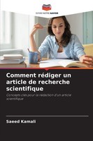 Comment RéDiger Un Article De Recherche Scientifique Saeed Kamali Taschenbuch