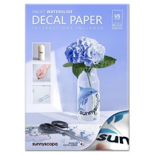 Clear Waterslide Transfer Printable Paper - 1...