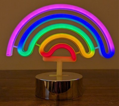 Rainbow Neon Night Light
