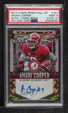 2015 Prizm Collegiate Draft Picks Camo /10 Amari Cooper PSA 9 MINT Auto 1k0s