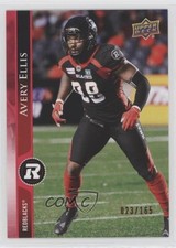 2021 Upper Deck CFL Red 23/165 Avery Ellis #117 z6b