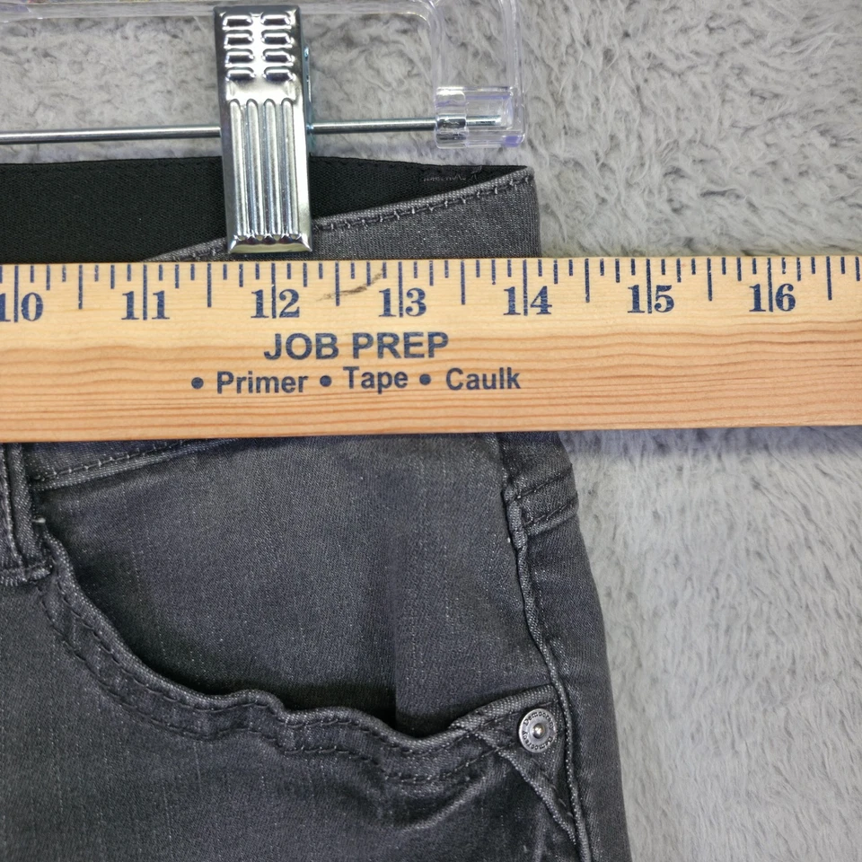 Democracy Jeans Womens 4 Gray Bootcut Leg Mid Rise Absolution Y2K Denim Stretch - Image 3 of 4