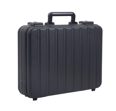 Aluminum Money Briefcase for Cash Metal Case for Men Business Attache Hardsid...