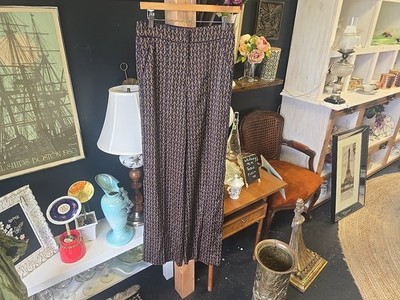Veronica Beard Edia Printed Stretch-twill Wide-leg Pants Size 2
