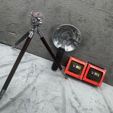Vivitar Argus Vintage Camera Flash Tripod Bundle Wood Chrome 4pc Good Condition