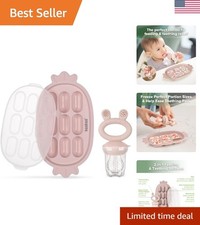 Silicone Baby Food Feeder  Breastmilk Popsicle Mold for Teething