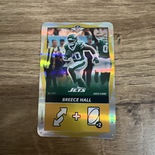 Breece Hall #74 Jets 2025 UNO Elite NFL Yellow Foil