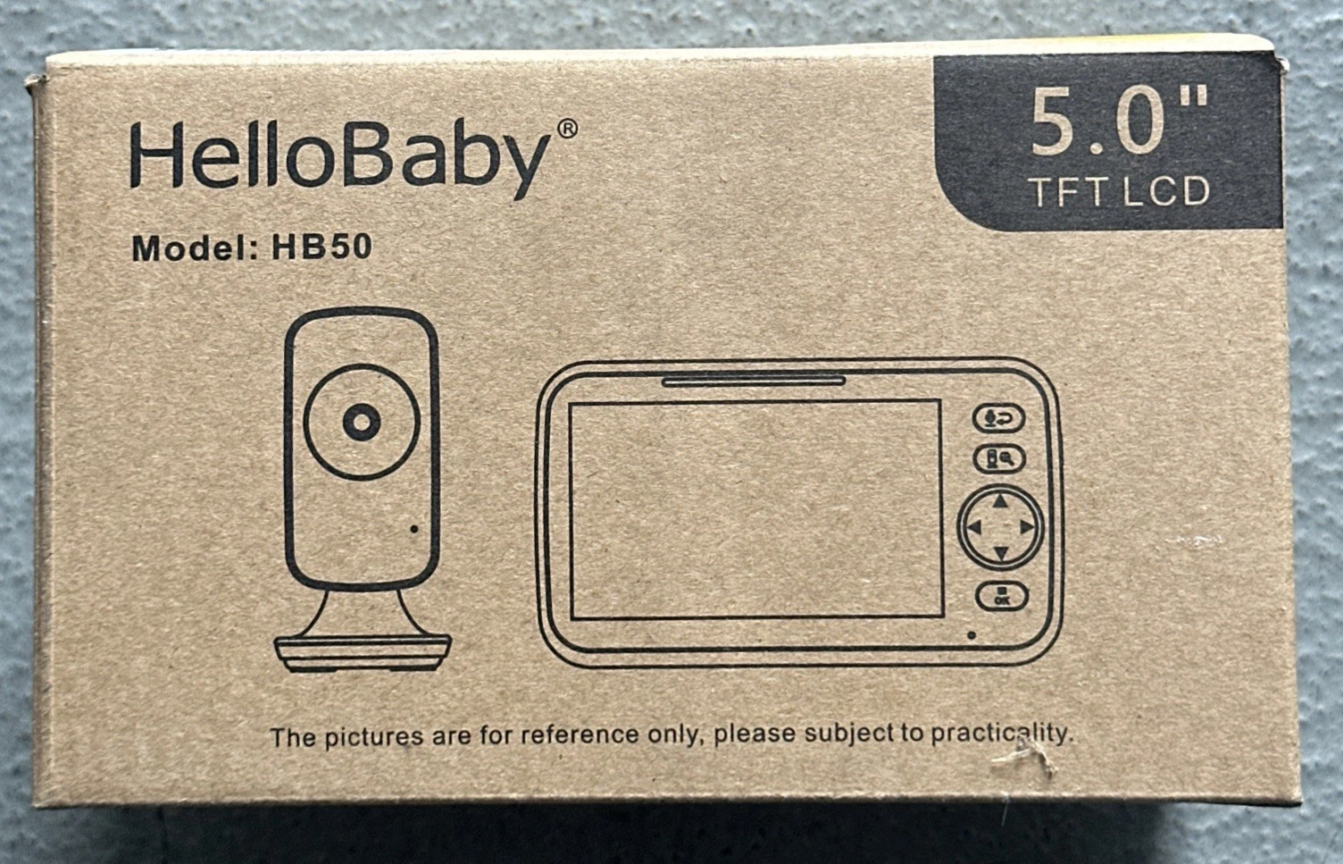 HelloBaby HB50 Monitor with Color Screen, Night Vision, and Audio Zoom New
Opens in a new window or
