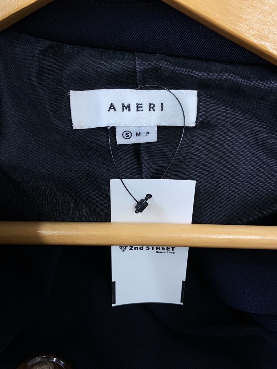 AMERI◆Tailored jacket/S/Polyester/NVY/Plain/01210… - image 3