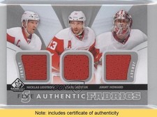 2012-13 SP Game Used Edition Nicklas Lidstrom Jimmy Howard Jim Johan Franzen 0y6