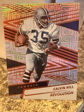 2025 Panini Revolution - Calvin Hill #7 Orange Levels 196/299