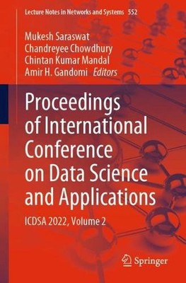 Proceedings of International Conference on Data Science and Applications: ICDSA 