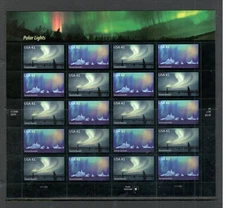 Sc # 4203-4204 ~ Full Pane ~ 41¢ Polar Lights Issue