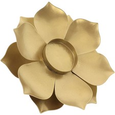 Lotus Candle Holder: Iron Tealight Holder For Parties Weddings And Everyday