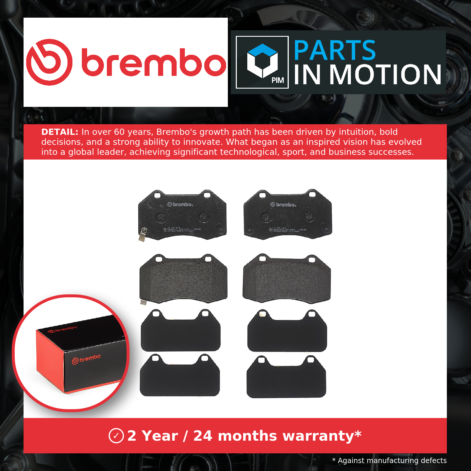 BREMBO Brake pad set OPEL,VAUXHALL P 59 094 1605145,1605231,95509897 95515503,1605145 - Image 5