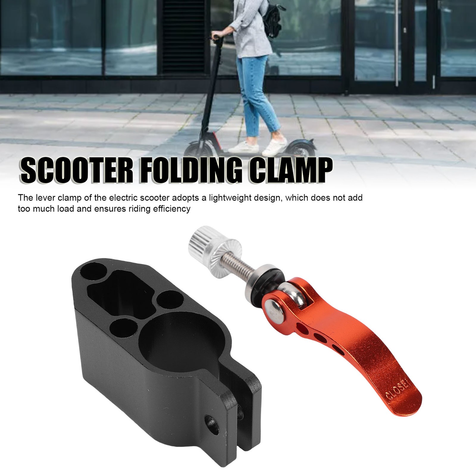 Electric Scooter Folding Clamp Fit For M5pro Aluminum Alloy Vertical Rod R