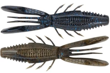 Rapala CrushCity Bronco Bug - 4" (6 Pack) - Black Blue Green Pumpkin