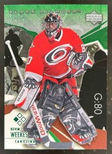 2003-04 UPPER DECK BLACK DIAMOND KEVIN WEEKES GREEN 1/100 #82