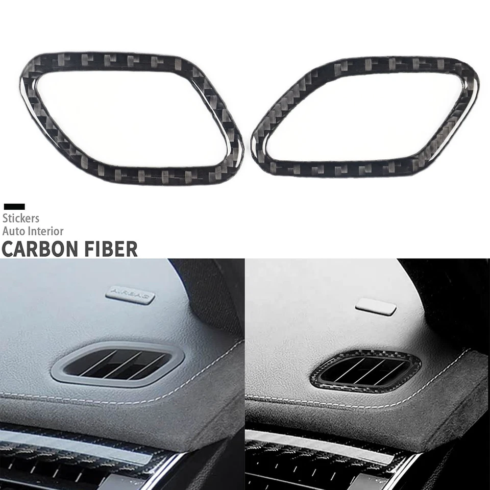 Kits de fibra de carbono real de 22 piezas embellecedor de tablero interior completo para Cadillac CTS 2014-2019 Foto 4 de 4