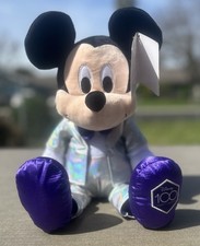 Mickey Mouse Plush NWT Disney 100 Years of Wonder Platinum Anniversary 17"